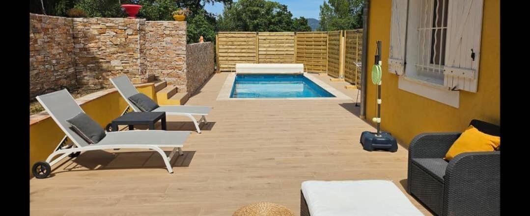 Magnifique Villa Avec Piscine, Sauna Et Hammam La Crau Bagian luar foto