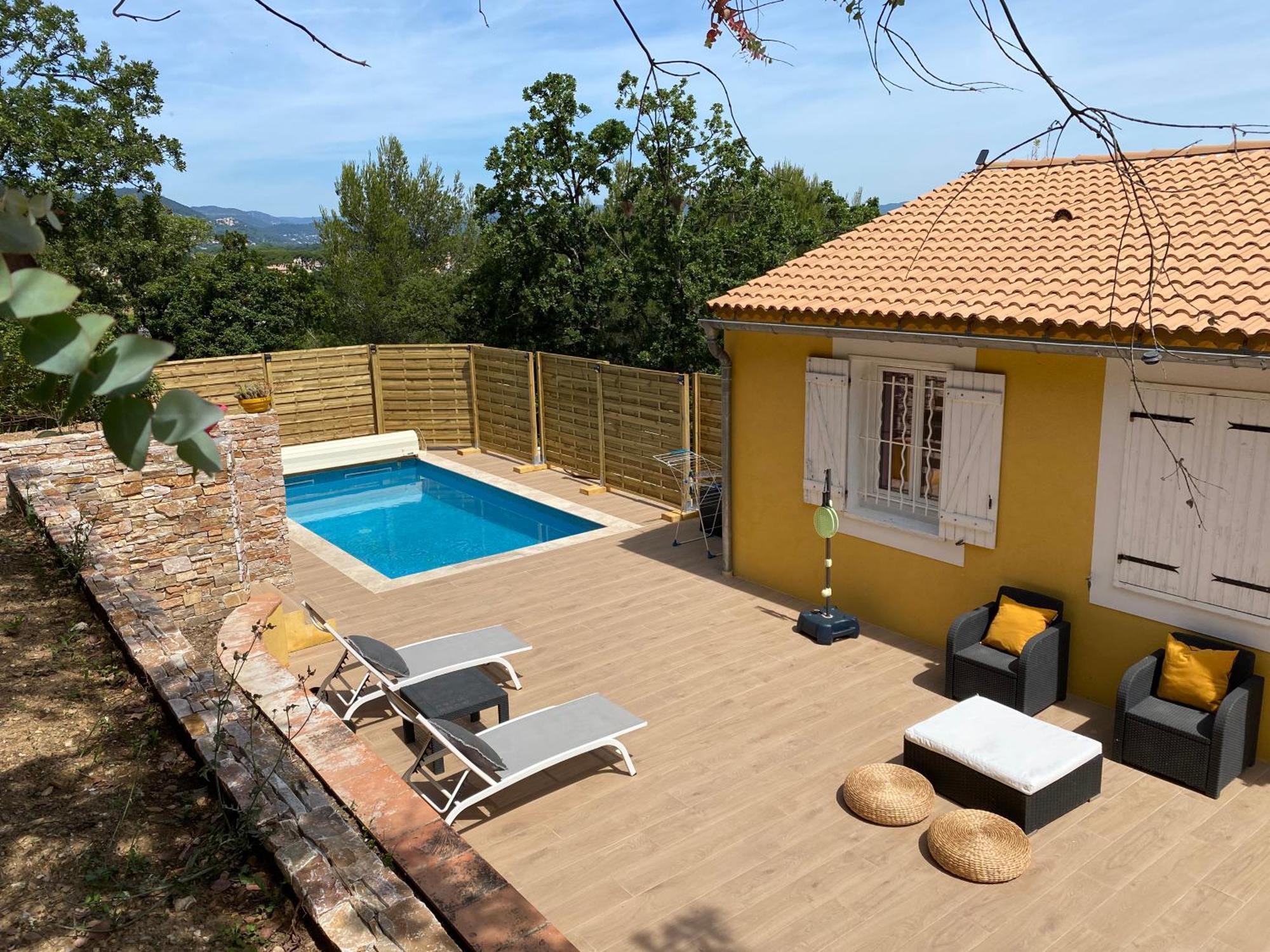 Magnifique Villa Avec Piscine, Sauna Et Hammam La Crau Bagian luar foto